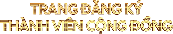 Trang đăng ký thành viên cộng đồng